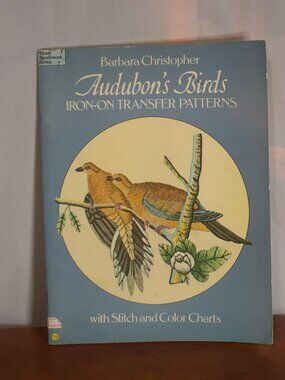 Audubon's Birds Vintage 1979 Iron-on Transfer Patterns by Barbara Christopher